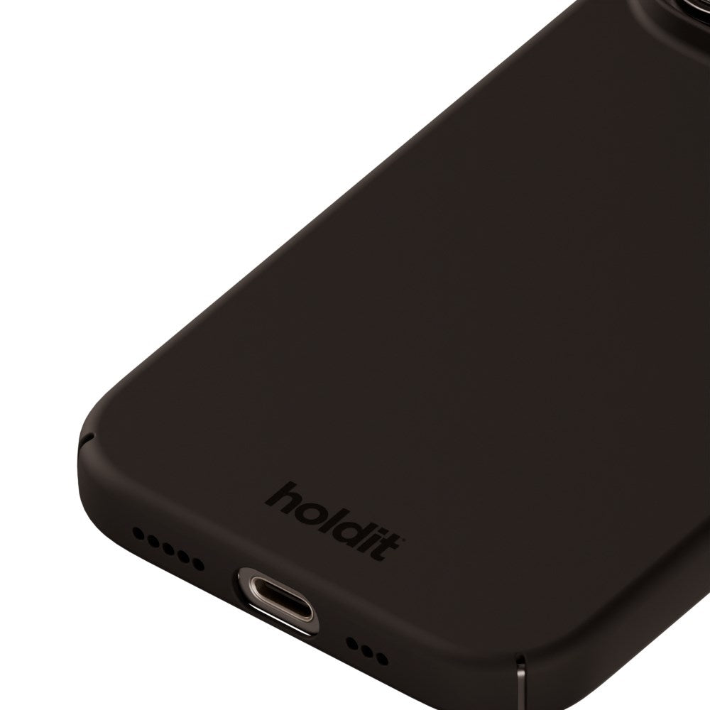 Holdit iPhone 16 Pro Slim Plastic Cover - Black