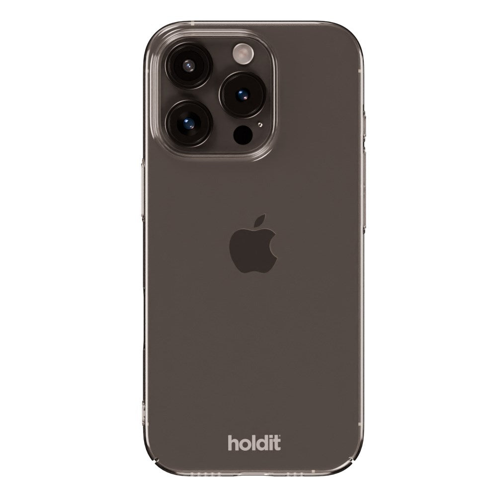 Holdit iPhone 16 Pro Slim Plastic Cover - Transparent