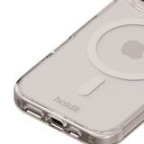 Holdit iPhone 16 Pro MagSafe Mobil Cover - Transparent / White