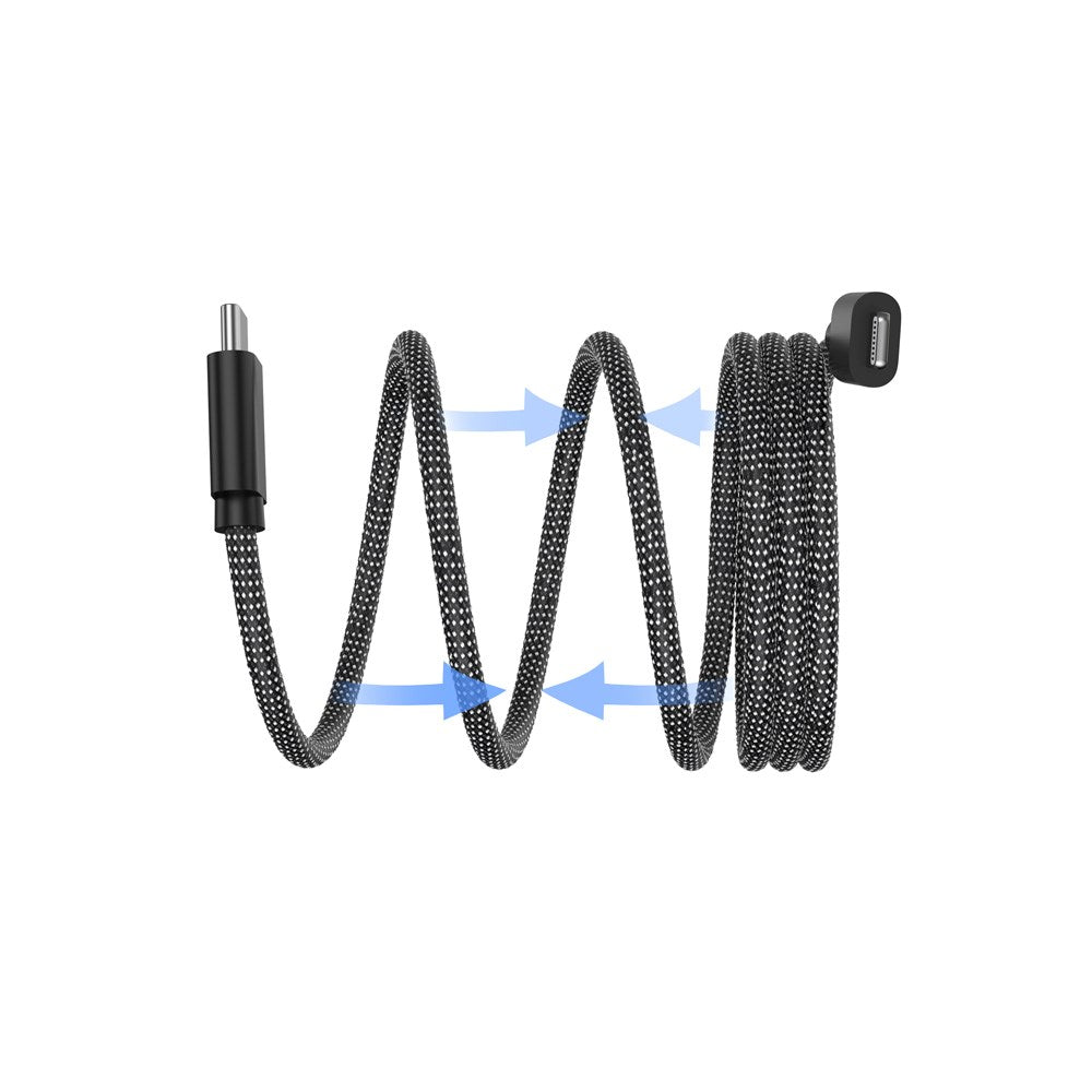 Smartline Kabel USB-C til Lightning 1m - 60W - Magnetisk - Sort