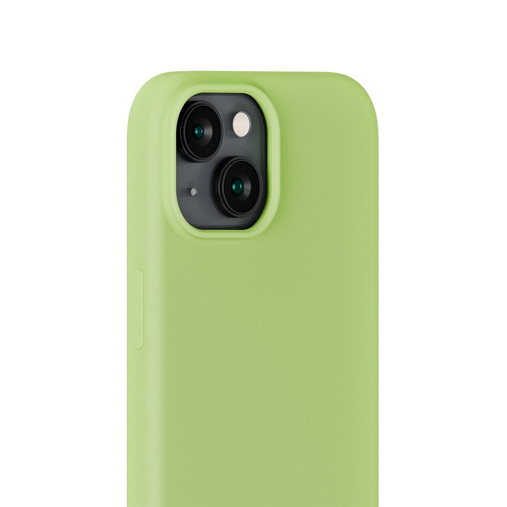 Holdit iPhone 15 Soft Touch Silikone Mobil Cover - Matcha