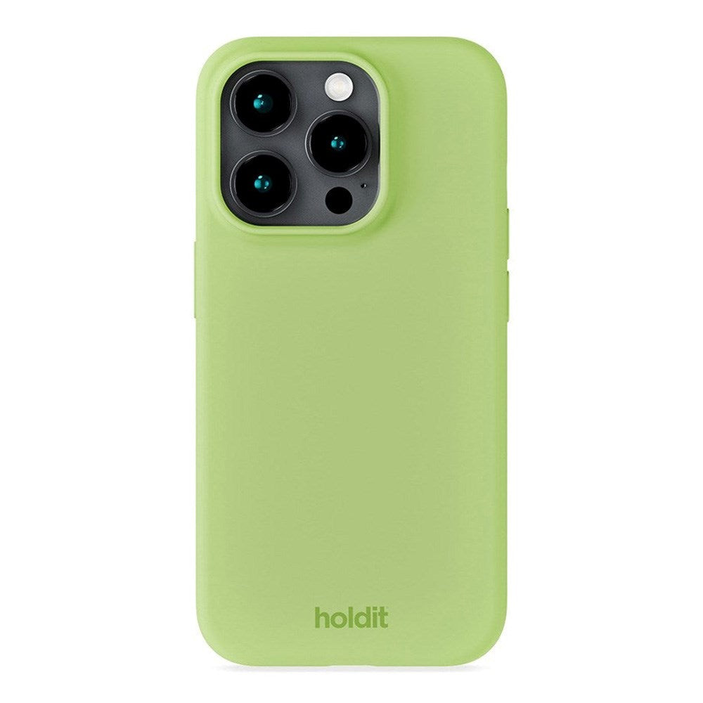 Holdit iPhone 15 Pro Soft Touch Silikone Mobil Cover - Matcha