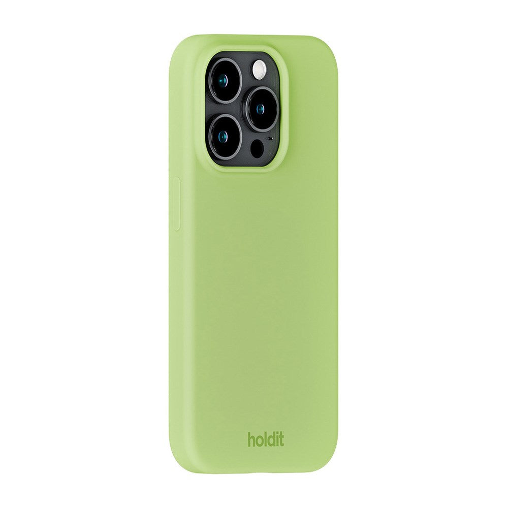 Holdit iPhone 15 Pro Soft Touch Silikone Mobil Cover - Matcha