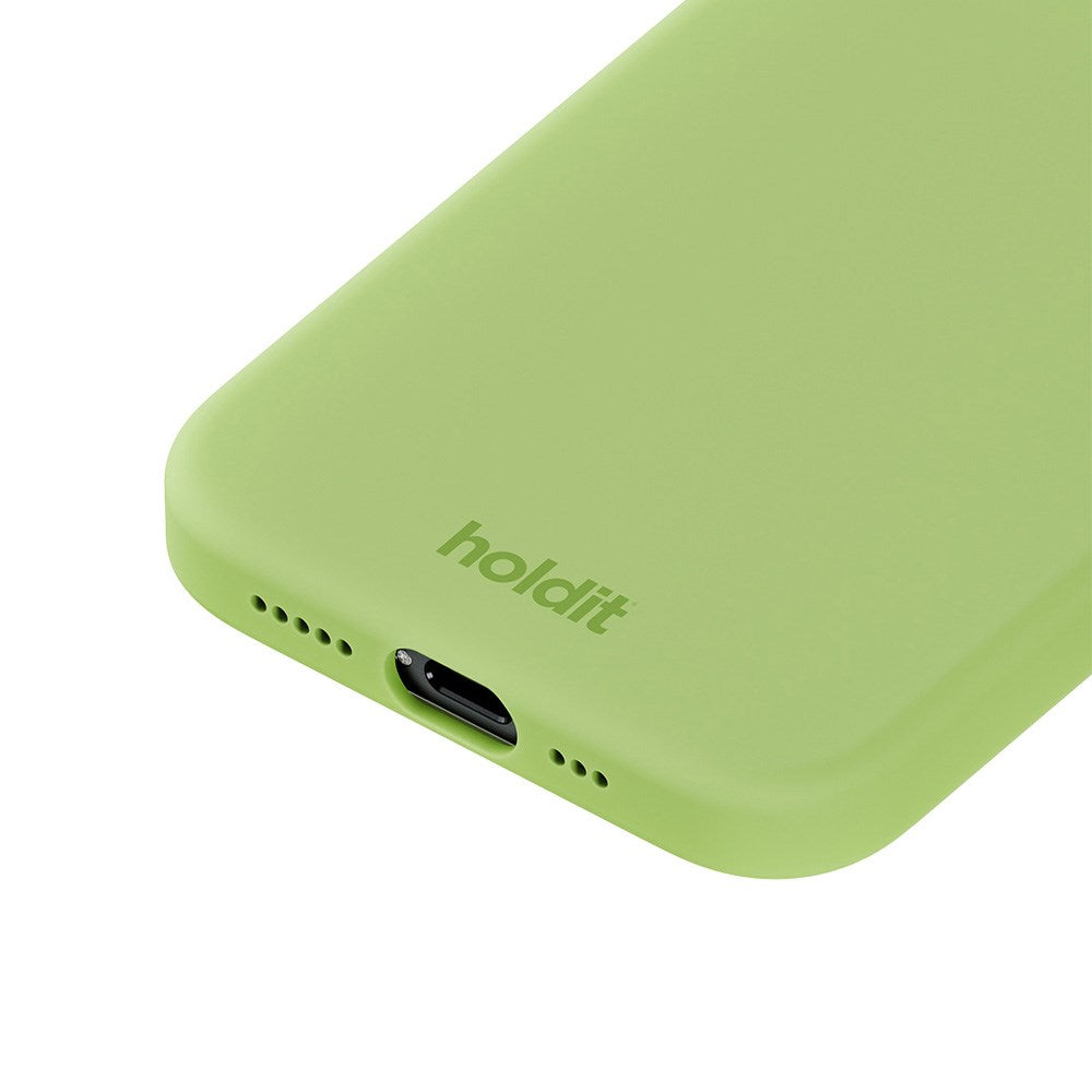 Holdit iPhone 15 Pro Max Soft Touch Silikone Mobil Cover - Matcha
