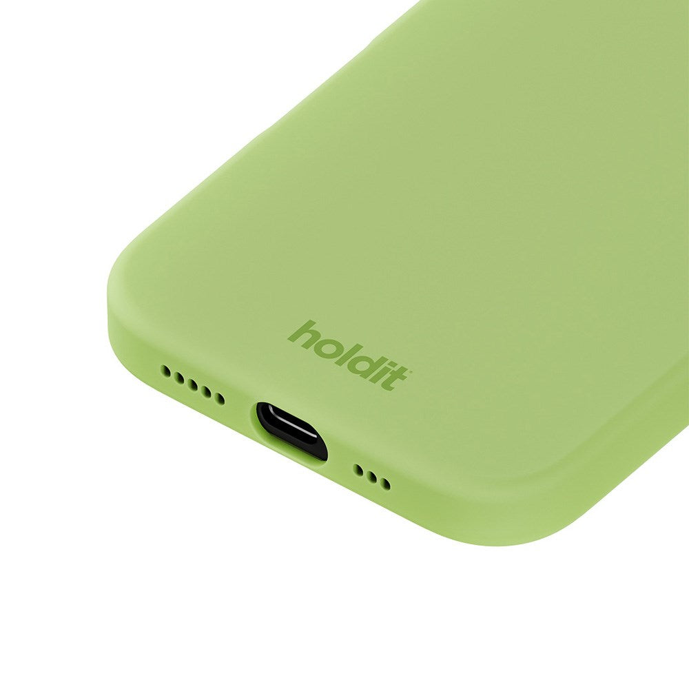 Holdit iPhone 16 Soft Touch Silikone Mobil Cover - Matcha