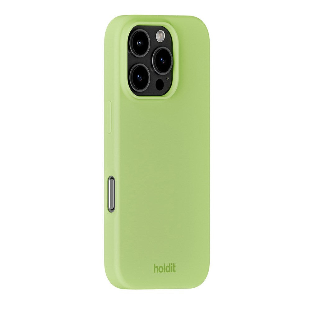 Holdit iPhone 16 Pro Soft Touch Silikone Mobil Cover - Matcha