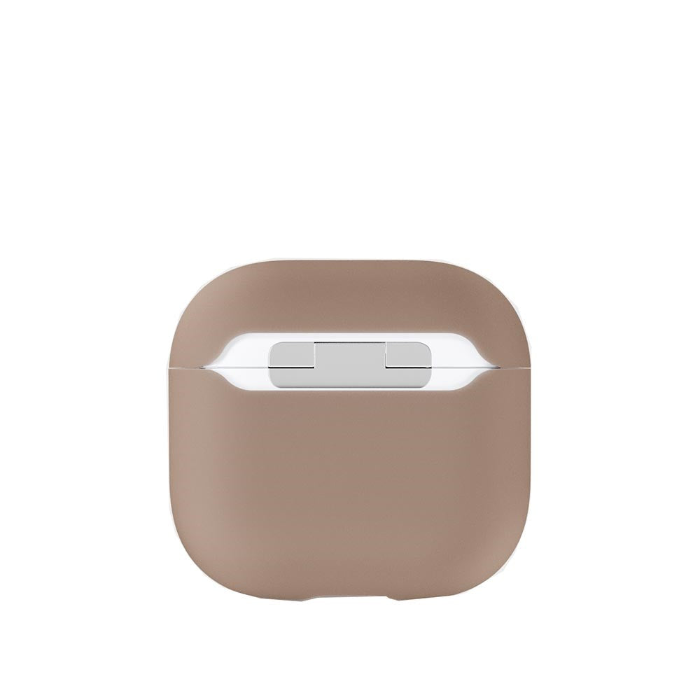 Holdit Silikone Cover Til AirPods 4 - Mocha Brown