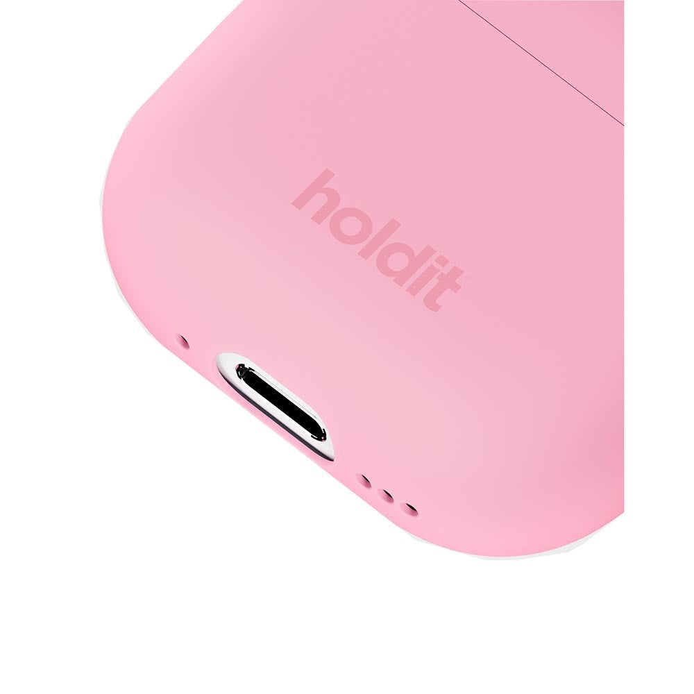 Holdit Silikone Cover Til AirPods 4 - Pink