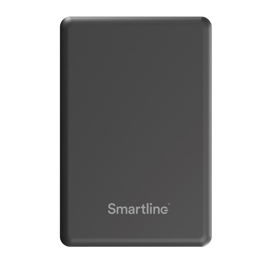 Smartline 15W Power Bank m. USB-C stik 5000mAh - Qi2 / MagSafe Kompatibel - Space Grey