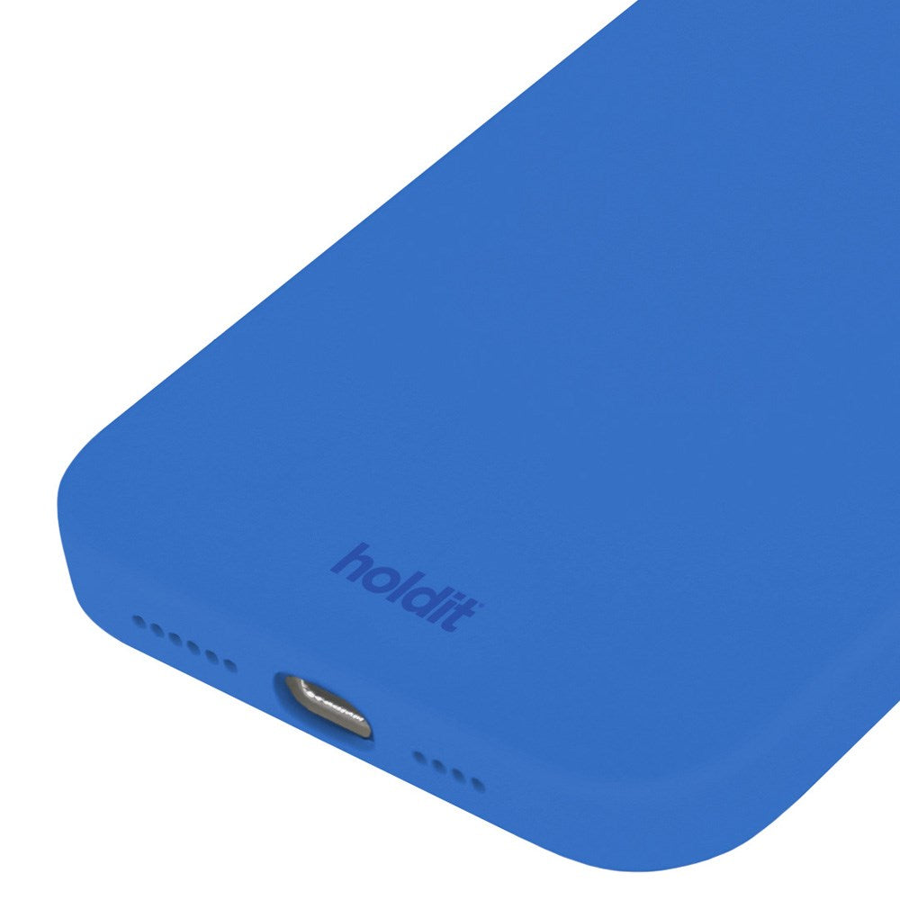 Holdit iPhone 15 Pro Soft Touch Silikone Mobil Cover - Sky Blue