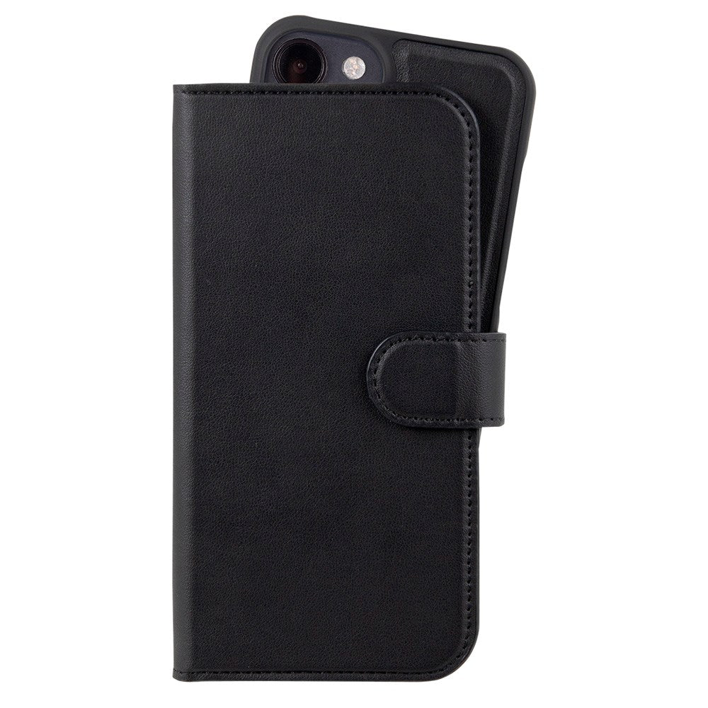 Holdit iPhone 15 Wallet Case MagSafe Plus - Mobil Cover - MagSafe Kompatibel - Black