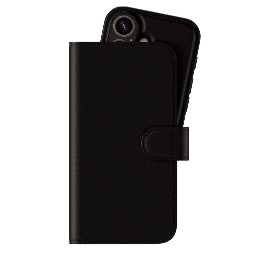 Holdit iPhone 16 Wallet Case MagSafe Plus - Mobil Cover - MagSafe Kompatibel - Black