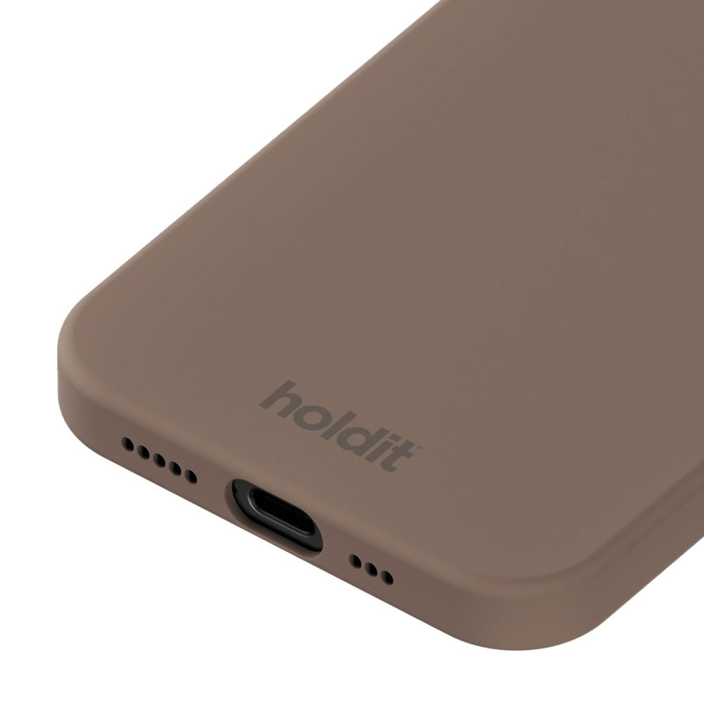 Holdit iPhone 16e Soft Touch Silikone Mobil Cover - Mocha Brown
