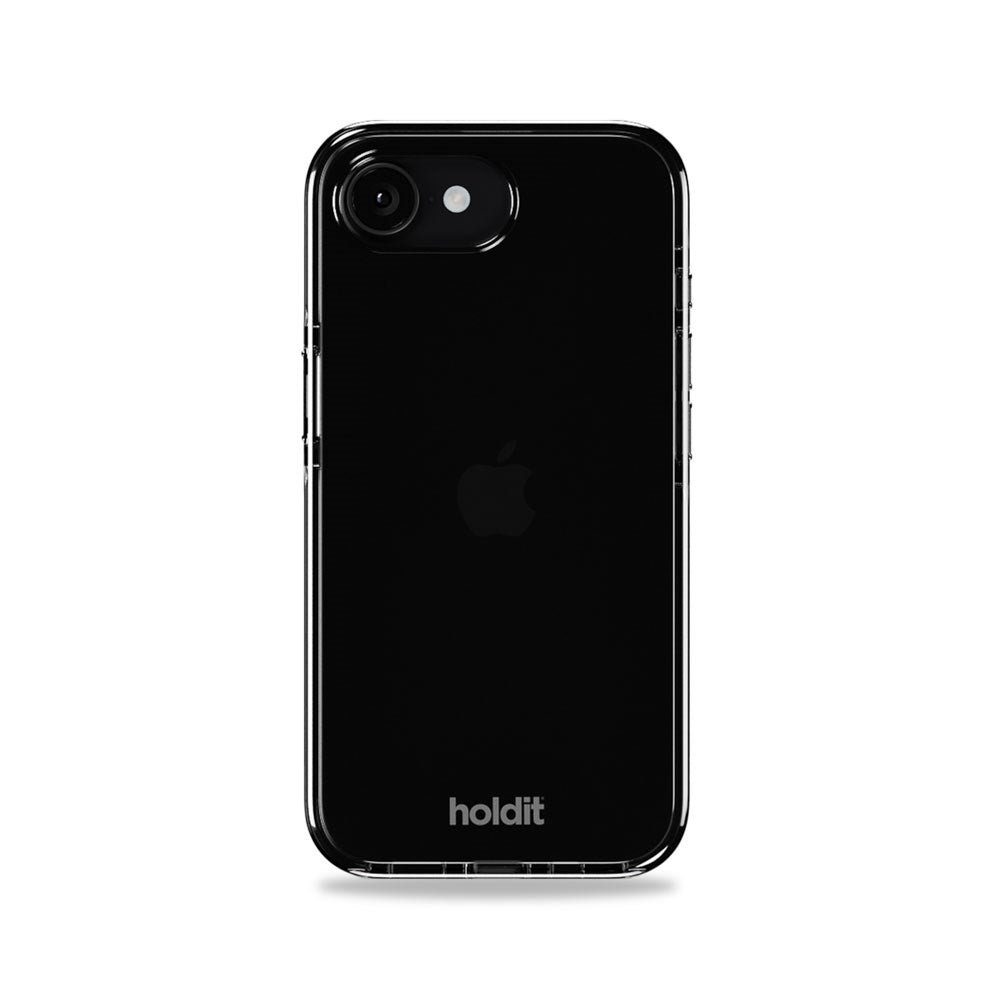 Holdit iPhone 16e Seethru Mobil Cover - Black
