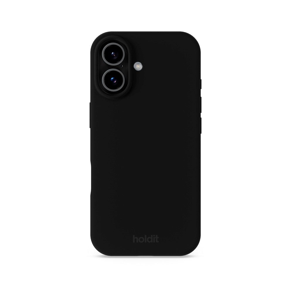 Holdit iPhone 17 Soft Touch Silikone Mobil Cover - Black