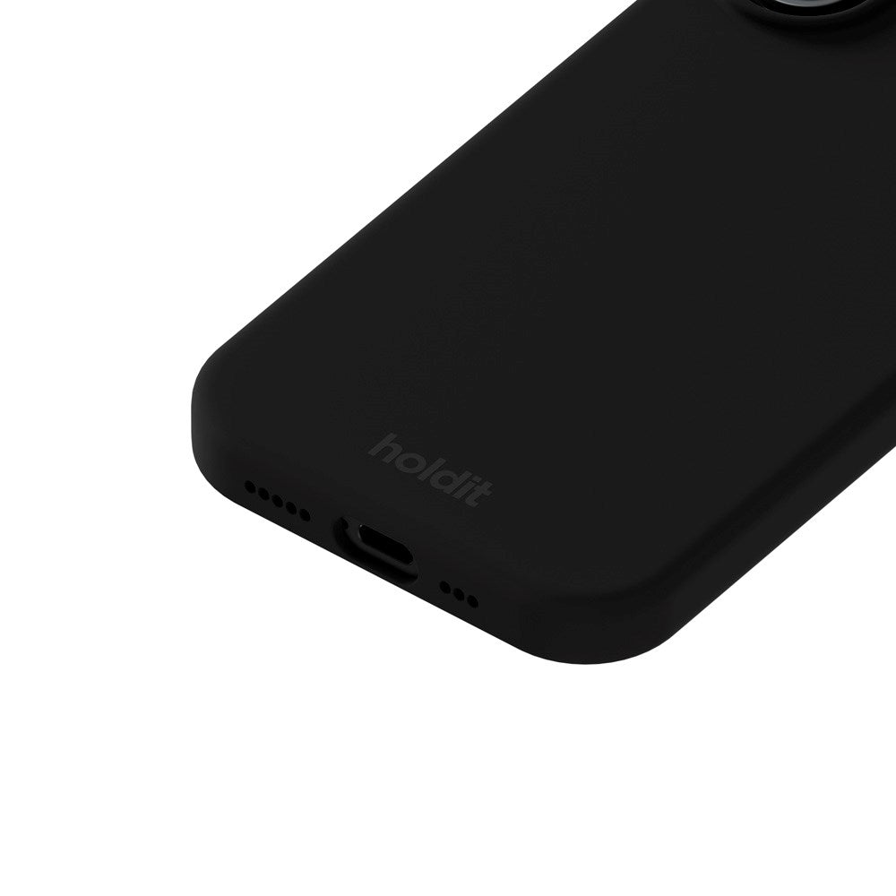 Holdit iPhone 17 Soft Touch Silikone Mobil Cover - Black