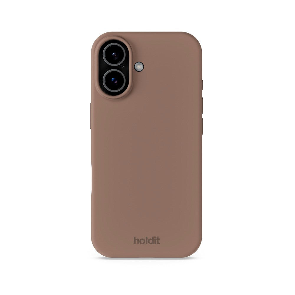 Holdit iPhone 17 Soft Touch Silikone Mobil Cover - Mocha Brown