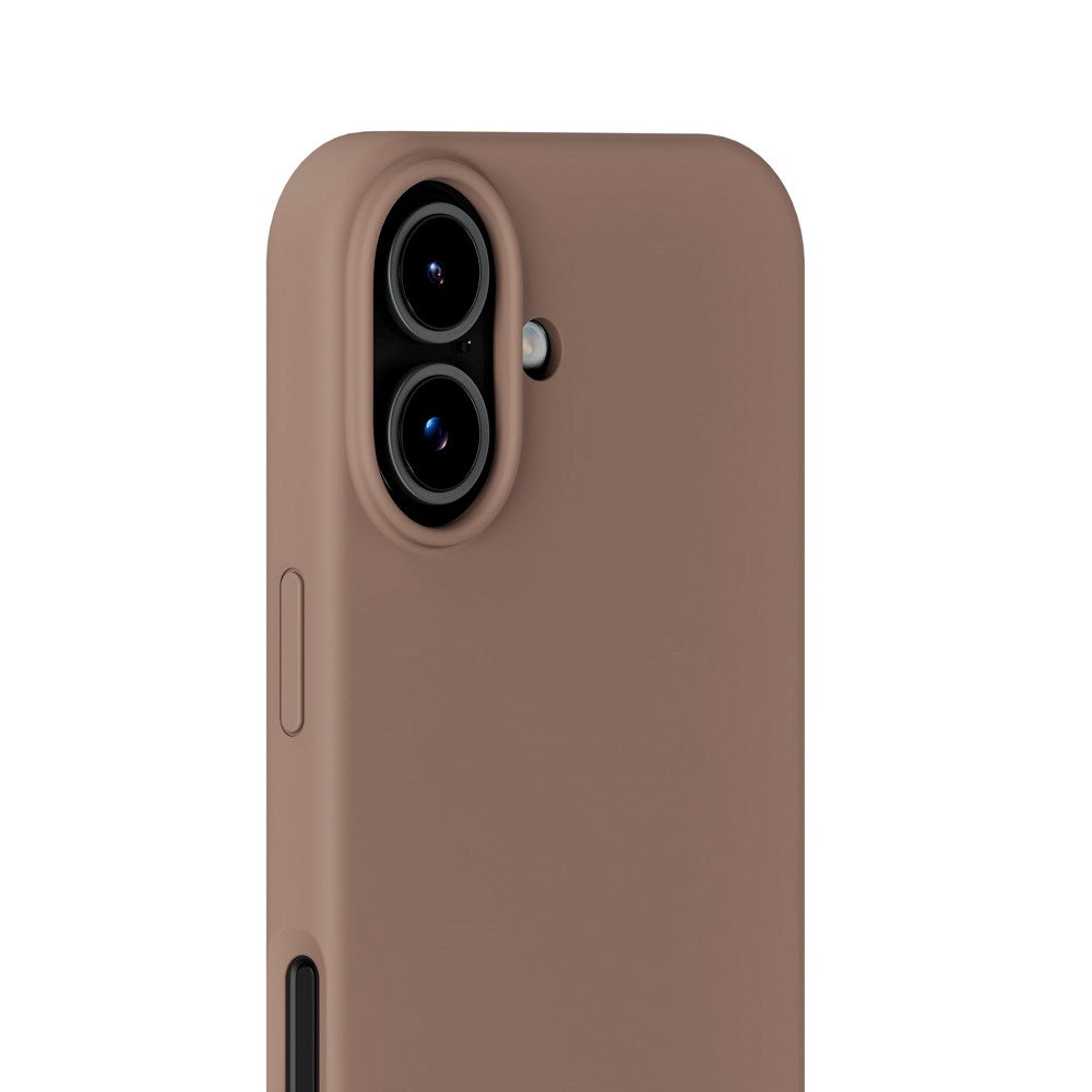 Holdit iPhone 17 Soft Touch Silikone Mobil Cover - Mocha Brown