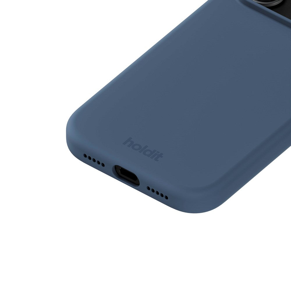 Holdit iPhone 17 Pro Max Soft Touch Silikone Mobil Cover - Pacific Blue