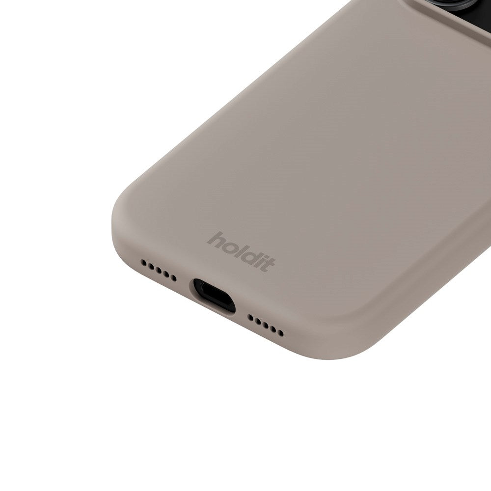 Holdit iPhone 17 Pro Max Soft Touch Silikone Mobil Cover - Taupe