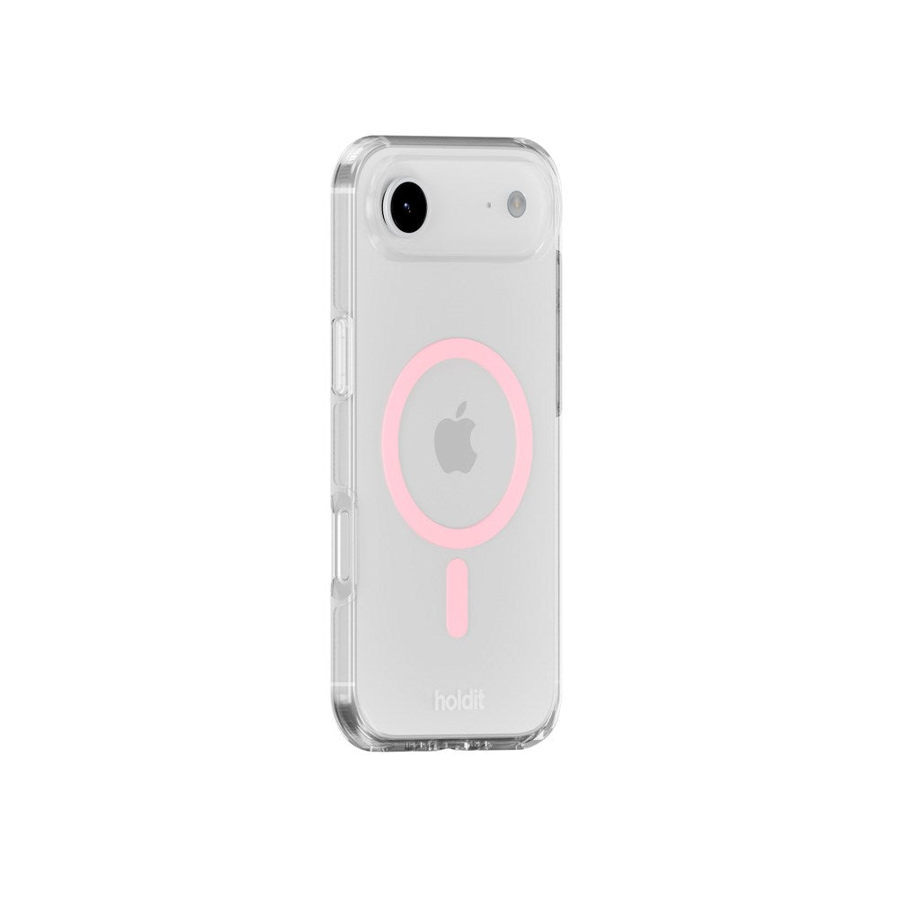 iPhone Air Holdit MagSafe Cover - Transparent / Pink