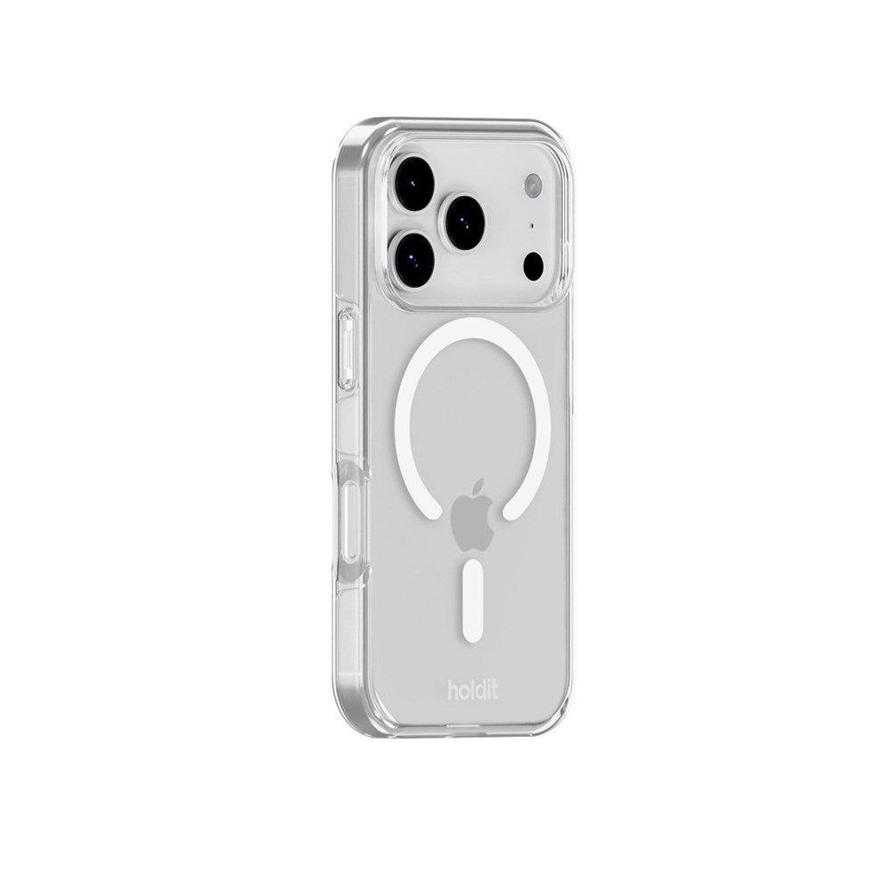 iPhone 17 Pro Holdit MagSafe Cover - Transparent / White