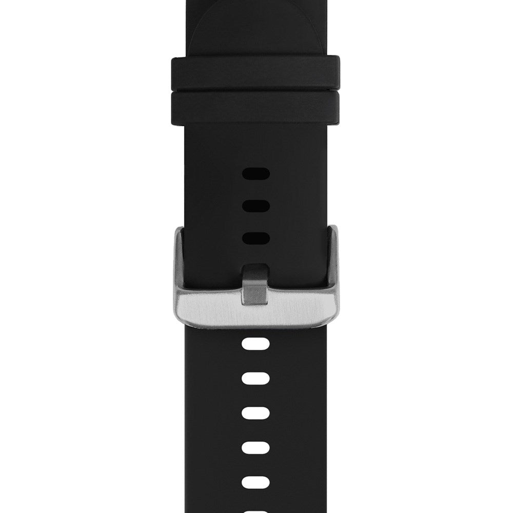 Universal Holdit Silikone Rem m. Spændelukning (20mm) - Sort