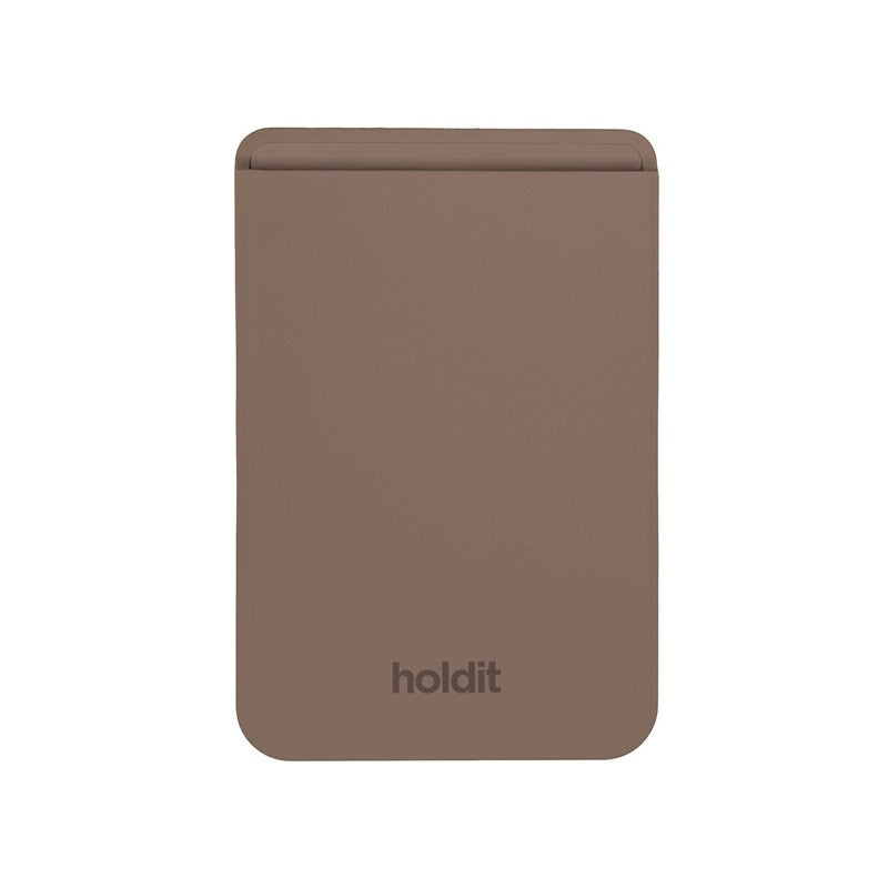 Holdit Silicone Kortholder - MagSafe Kompatibel - Mocha Brown