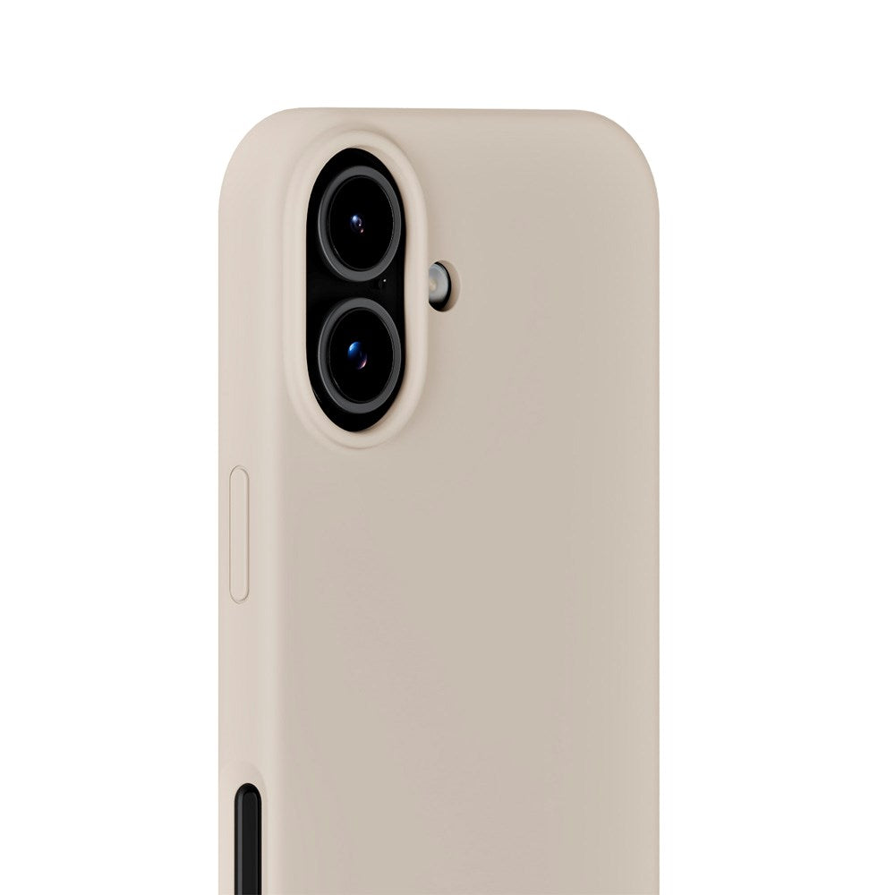 Holdit iPhone 17 Soft Touch Silikone Mobil Cover - Light Beige