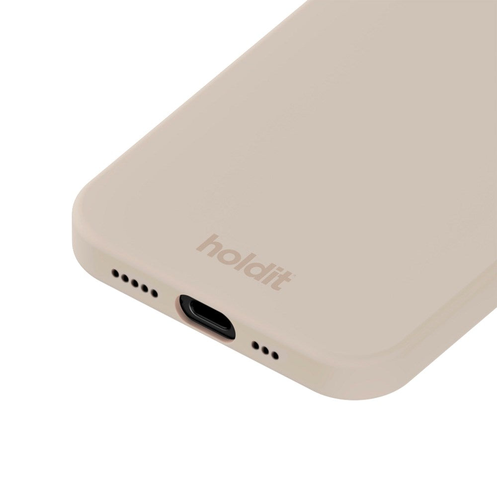Holdit iPhone 17e / 16e Soft Touch Silikone Mobil Cover - Light Beige