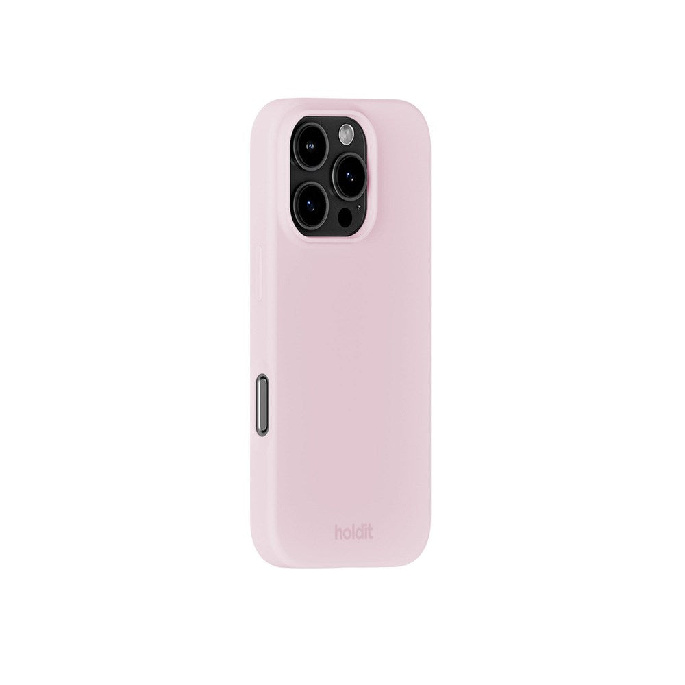 Holdit iPhone 16 Pro Max Soft Touch Silikone Mobil Cover - Pale Pink