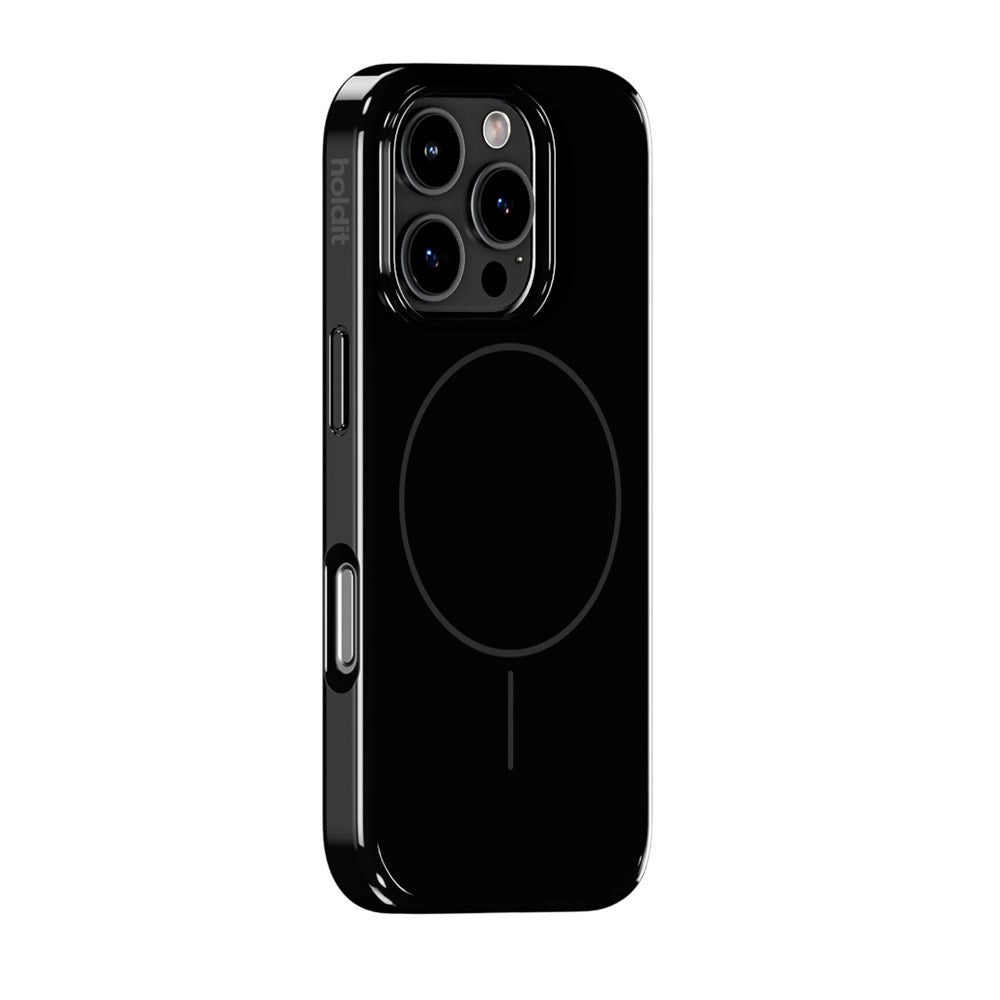iPhone 16 Pro Holdit Mono Case - MagSafe Kompatibel - Black / Gray