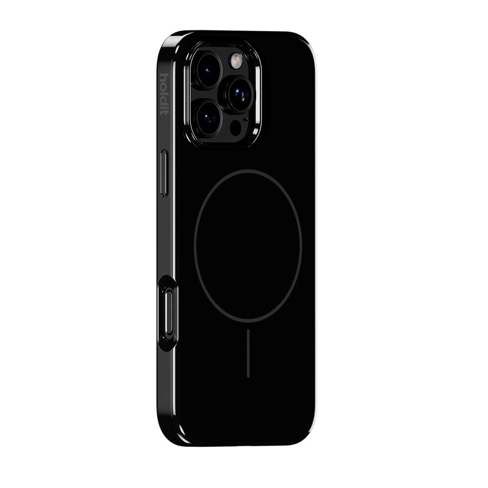 iPhone 16 Pro Max Holdit Mono Case - MagSafe Kompatibel - Black / Gray