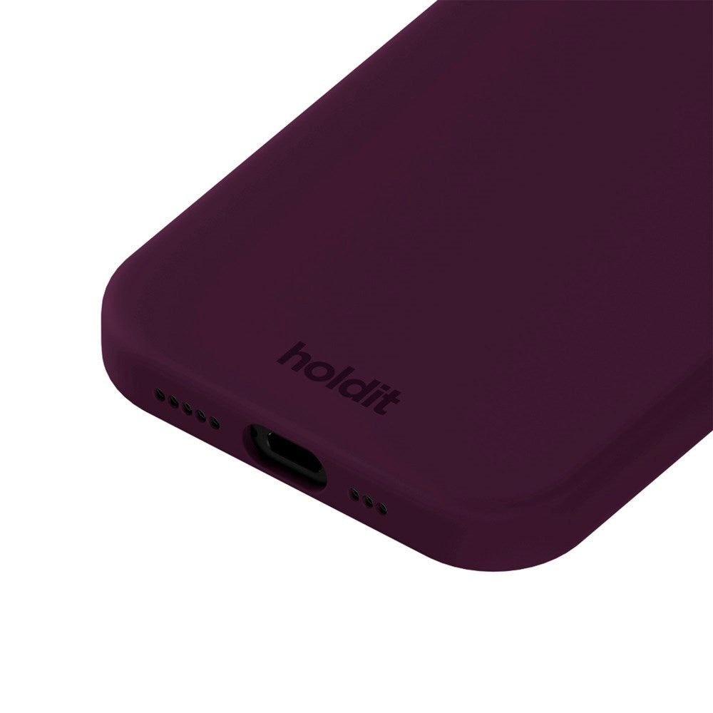 Holdit iPhone 17 Soft Touch Silikone Mobil Cover - Deep Plum