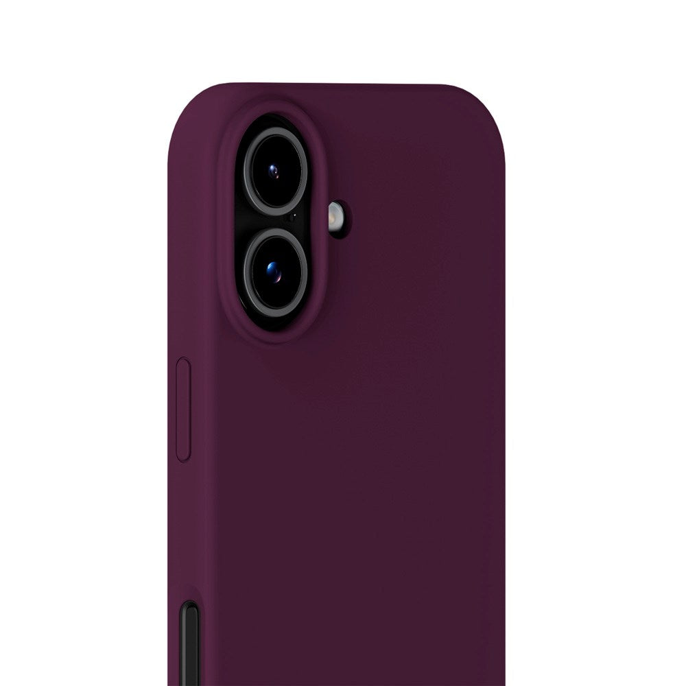Holdit iPhone 17 Soft Touch Silikone Mobil Cover - Deep Plum