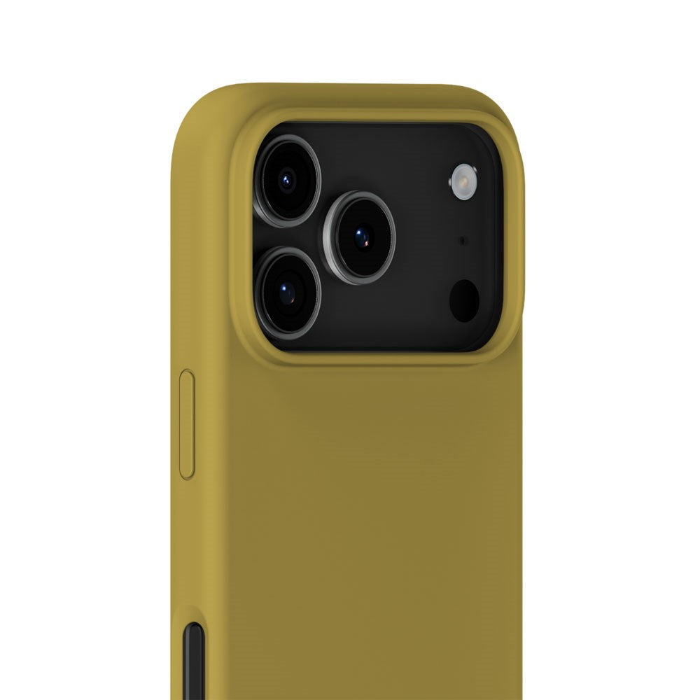 iPhone 18 Pro / 17 Pro Holdit Soft Touch Silikone Mobil Cover - Warm Olive