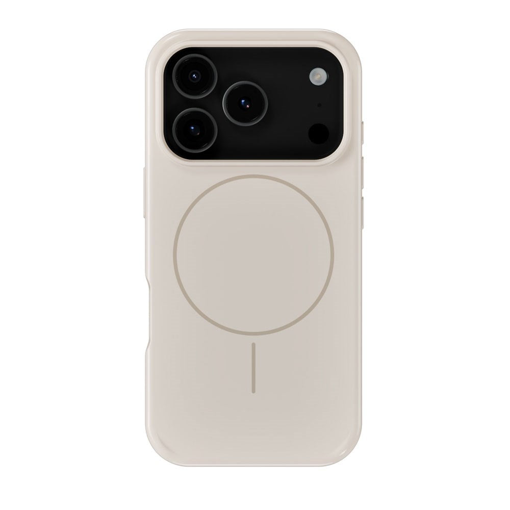 iPhone 18 Pro Max / 17 Pro Max Holdit Mono Cover - MagSafe Kompatibel - Light Beige / Beige