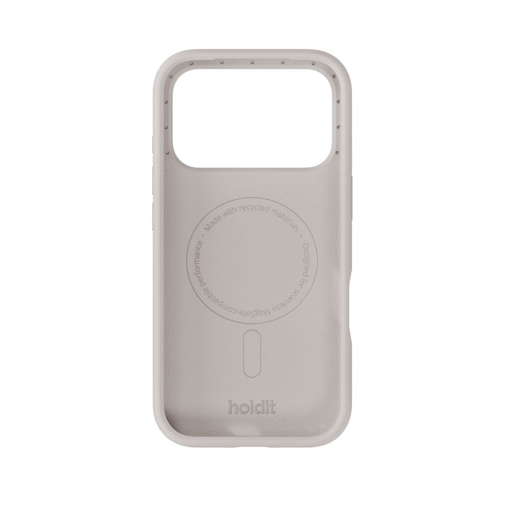 iPhone 18 Pro / 17 Pro Holdit Soft Touch MagSafe Silikone Mobil Cover - Wool Gray