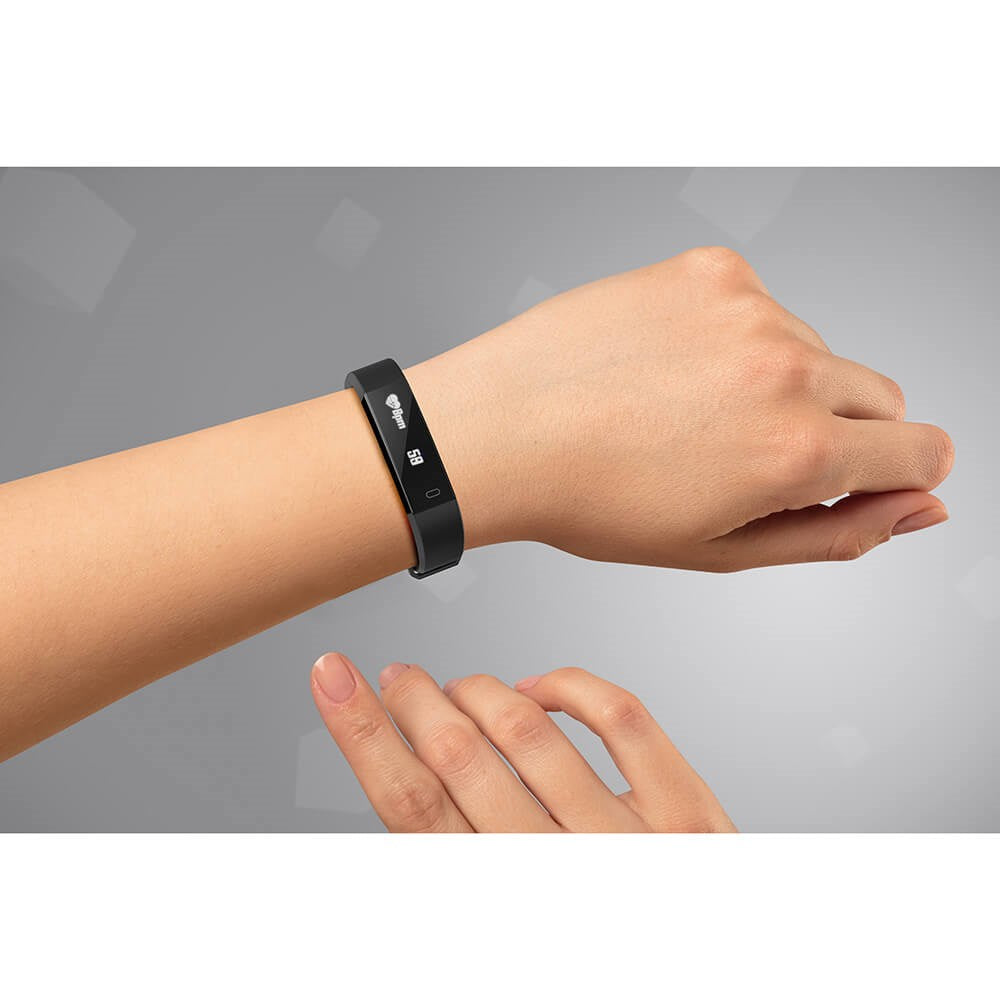 Hama Fit Track 1900 Fitness Sport Tracker - Sort