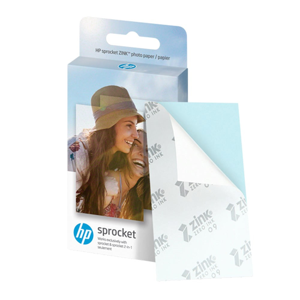 HP Sprocket / Spocket 2-in-1 Fotopapir - 20 stk. - 5 x 7,6 cm