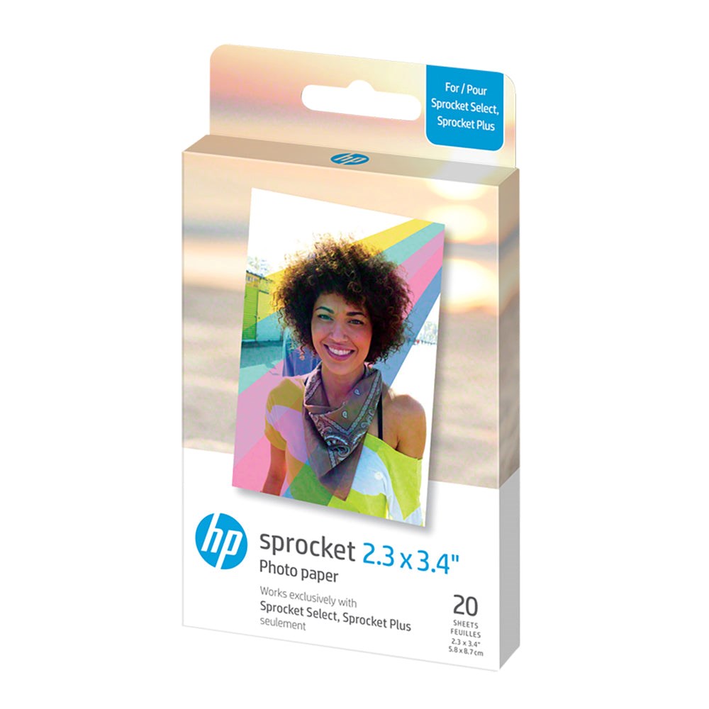 HP Sprocket Select / Spocket Plus Fotopapir - 20 stk. - 5,8 x 8,7 cm