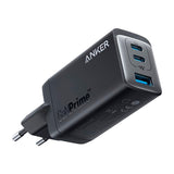 Anker 65W Vægoplader m. 1 x USB-A & 2 x USB-C - Sort