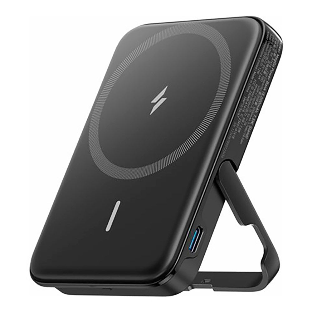 Anker MagGo Battery Trådløs Powerbank 5.000 mAh 12W - MagSafe Kompatibel - Sort