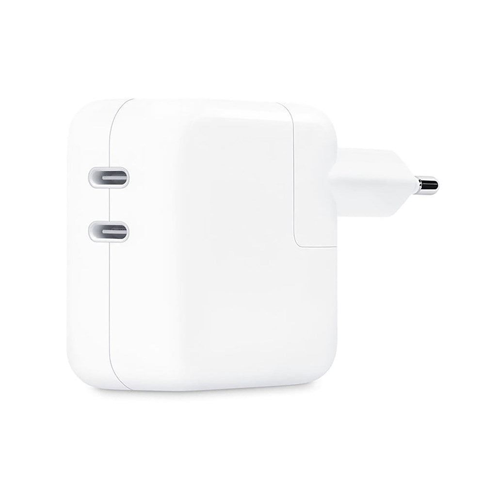 Original Apple PD 35W Vægoplader m. 2 x USB-C - Hvid