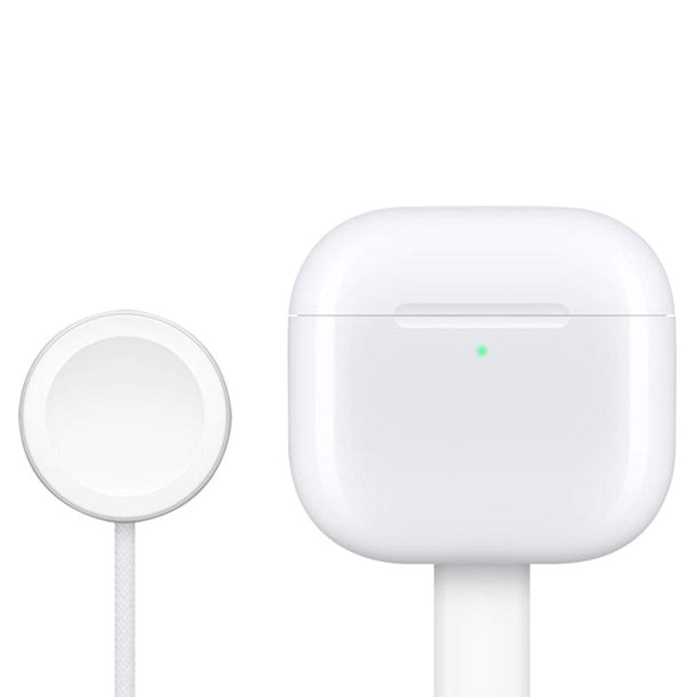 Apple AirPods 4 med Aktiv Støjreduktion  In-Ear Headset inkl. Trådløst Opladningsetui - Hvid