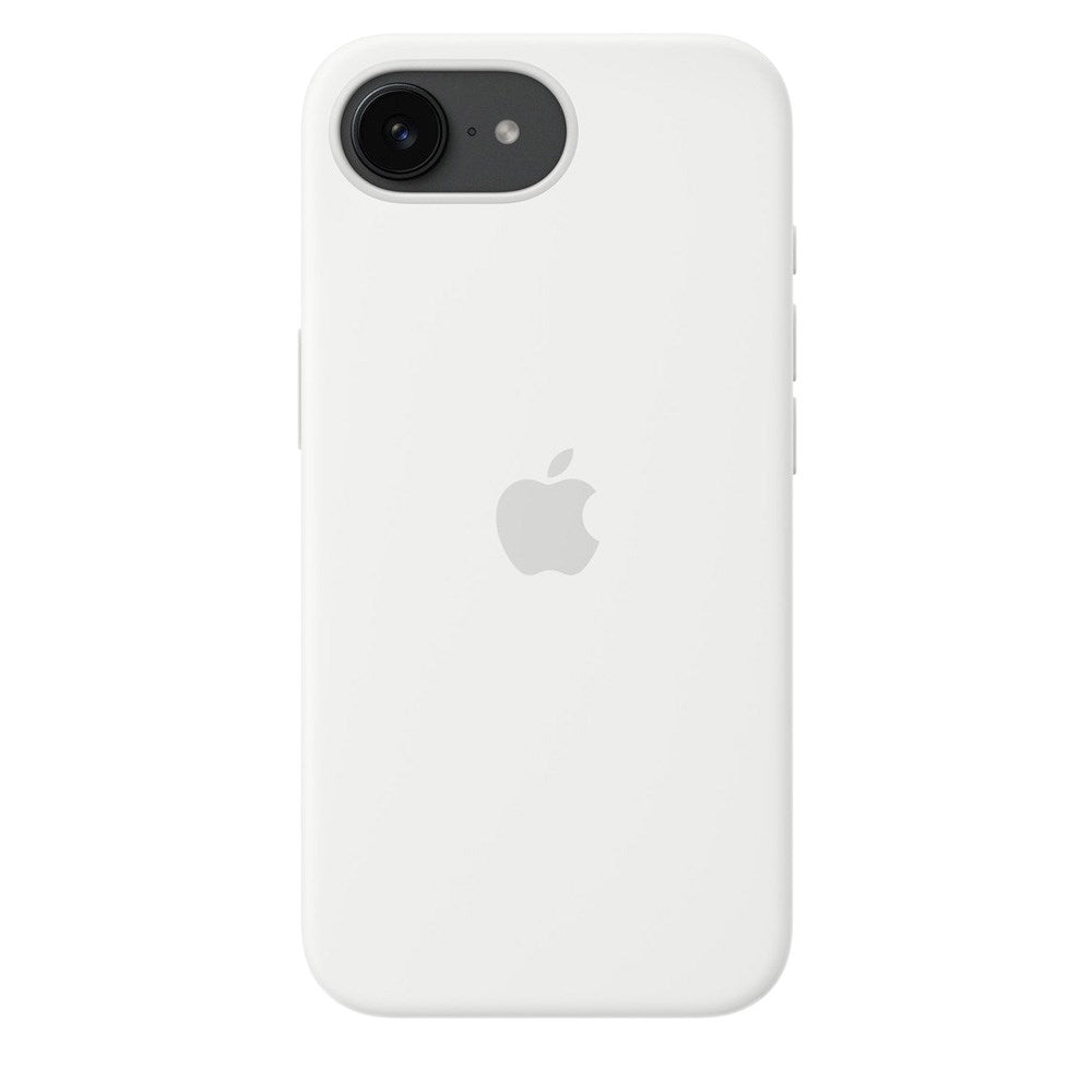 Original Apple iPhone 16e Silikone Bagside - White (MD3P4ZM/A)