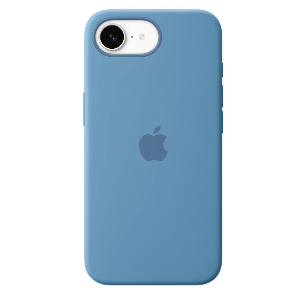 Original Apple iPhone 16e Silikone Bagside - Winter Blue (MD3Q4ZM/A)