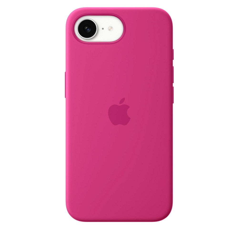 Original Apple iPhone 17e / 16e Silikone Bagside - Fuchsia (MD3W4ZM/A)