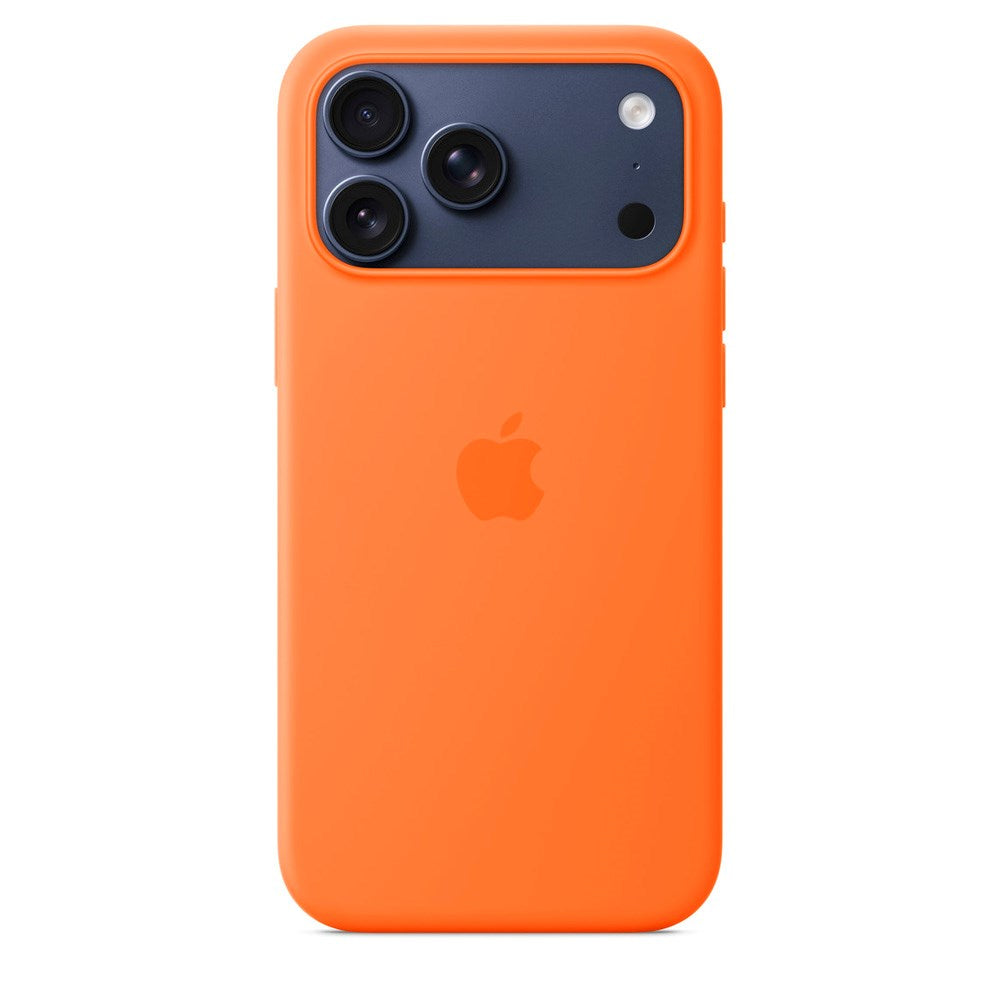 iPhone 17 Pro Max Original Apple Silikone Cover - MagSafe Kompatibel - Orange (MGFL4ZM/A)