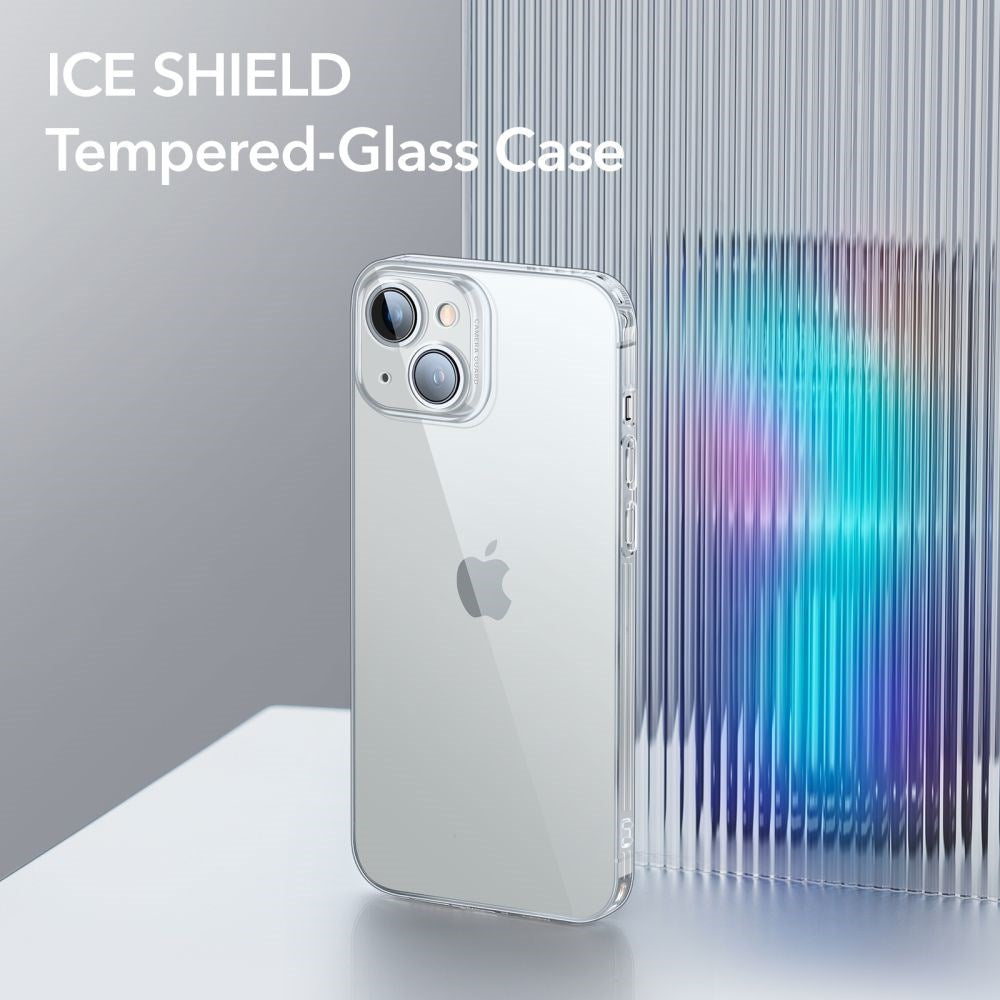 ESR iPhone 14 Plus Ice Shield Hybrid Air-Guard Bagside Cover - Gennemsigtig